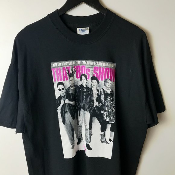 Vintage Y2K That '80s Show T Shirt Adult Black XL Extra Large American Sitcom - Picture 5 of 16